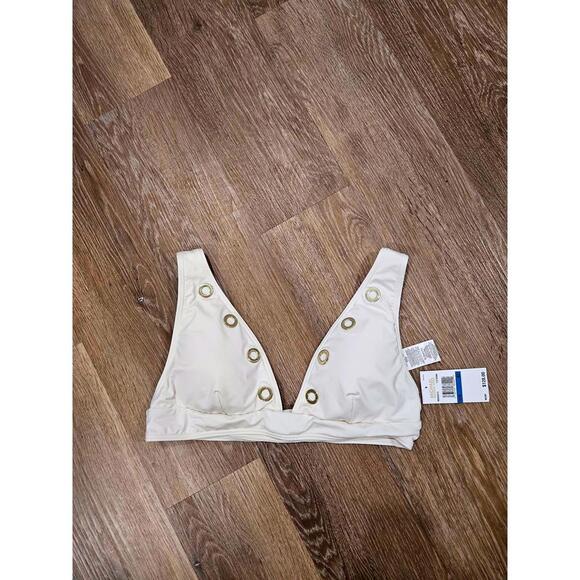 Michael Kors Women's XL Swim Top with Gold Accents - Picture 4 of 8